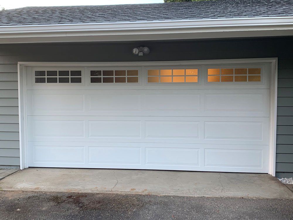 Satin-Etched Garage Door — Everett, WA — Overhead Doors Everett
