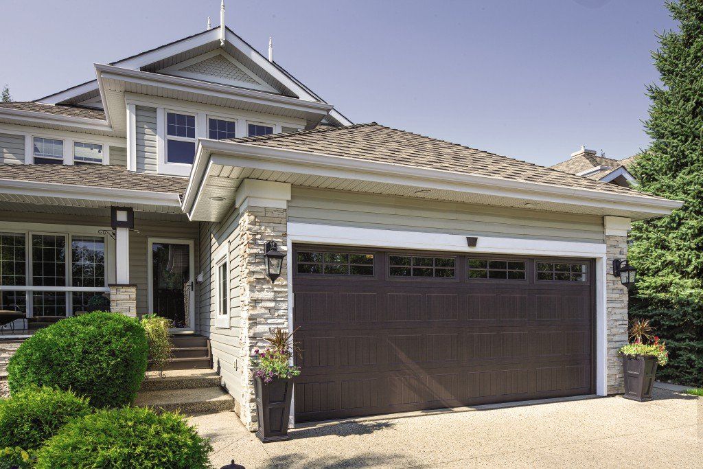 Thermacore Walnut Stockton Door — Everett, WA — Overhead Doors Everett Thermacore Walnut Stockton Door — Everett, WA — Overhead Doors Everett