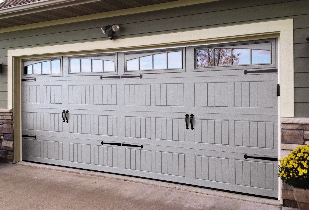 Thermacore Gray Stockbridge Door — Everett, WA — Overhead Doors Everett Thermacore Gray Stockbridge Door — Everett, WA — Overhead Doors Everett