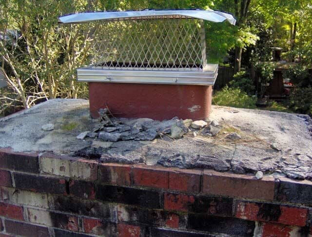 Before Repair - Chimney Cleaning in Onemo, VA