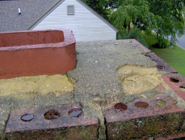 Before Chimney Repair - Chimney Cleaning in Onemo, VA