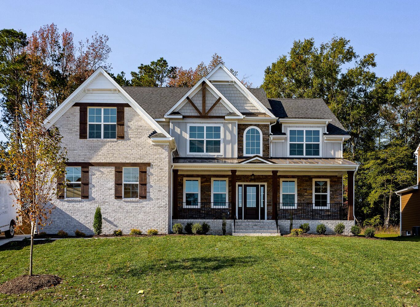 Elegant House Outside View — Le Gault Homes — Glen Allen, VA