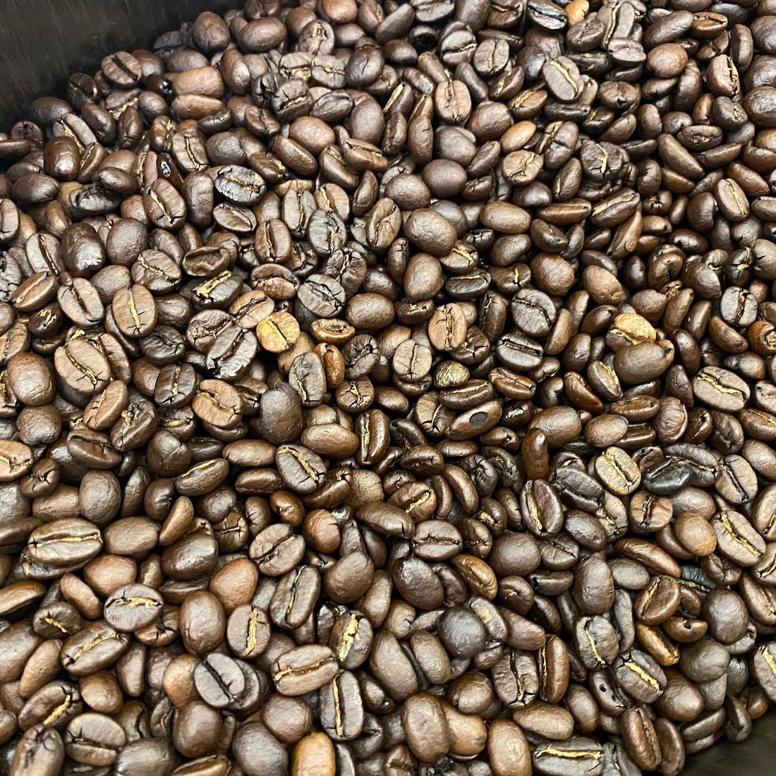 chicchi di caffè tostati