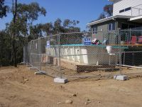 Shelton Fencing installing Temporary Fencing