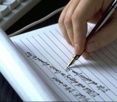 redazione di un manoscritto