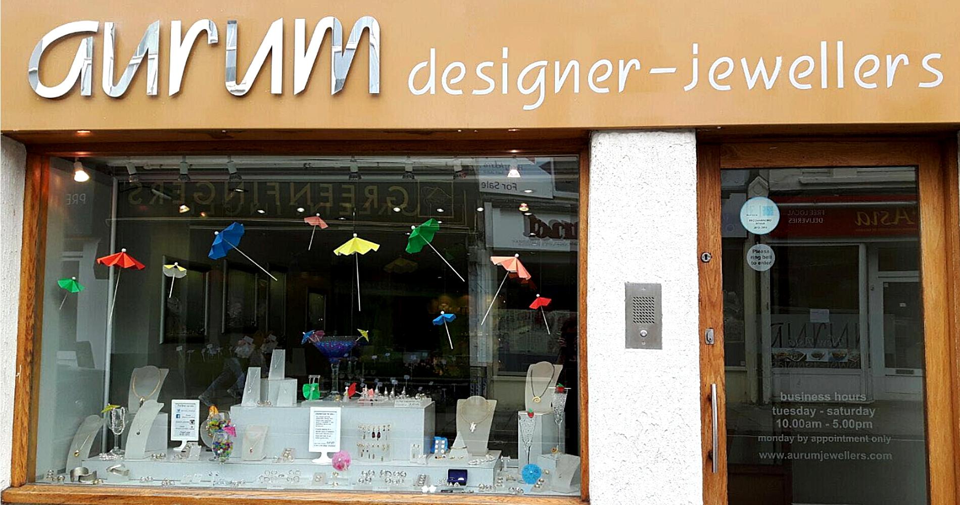 Aurum jewellers shopfront