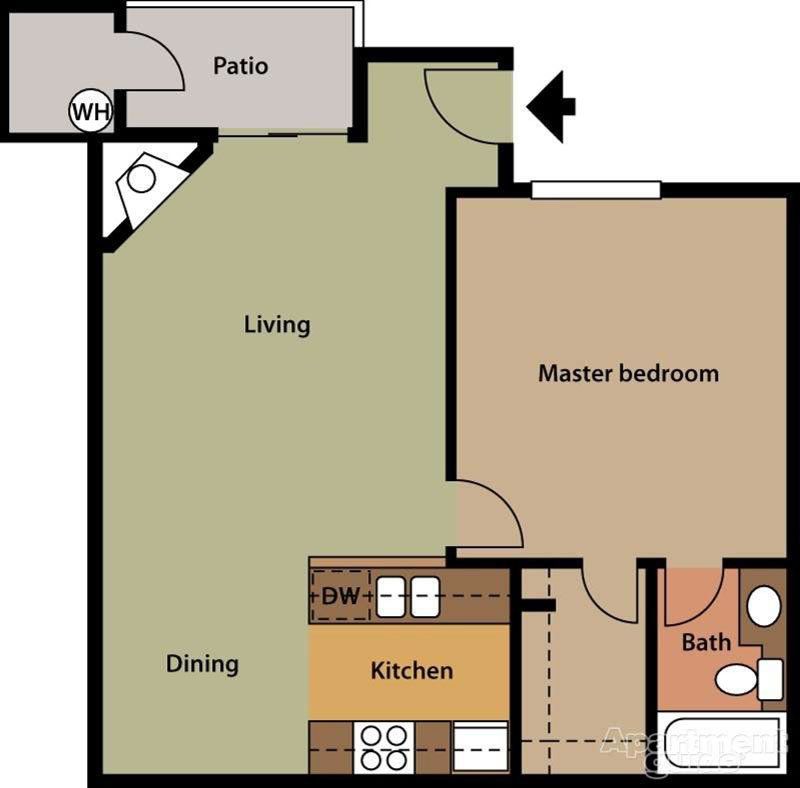 One Bedroom and one Bathroom Fallbrook Hills