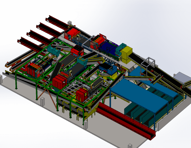 progetto impianto di fabbricazione industriale
