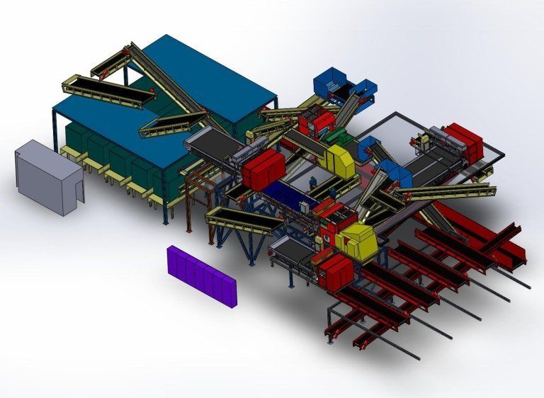 progetto impianto industriale
