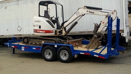 Lifted Excavator — Rostraver Township, PA — Phile & Farnham Rental & Sales Lifted Excavator — Rostraver Township, PA — Phile & Farnham Rental & Sales