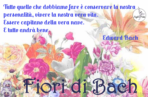 Grafica e frasi sui Fiori di Bach