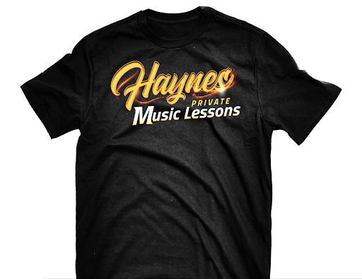 Man Wearing Mask with Logo — East Bridgewater, MA — Haynes Private Music Lessons Man Wearing Mask with Logo — East Bridgewater, MA — Haynes Private Music Lessons