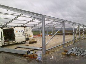 Industrial steel fabrication - Weymouth, Dorset - Scard & McCarthy Steelworks Ltd - Steel Beams
