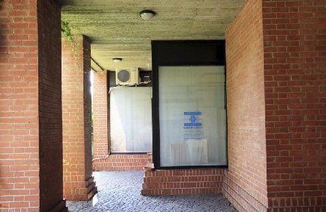 L'ingresso dell'ambulatorio veterinario