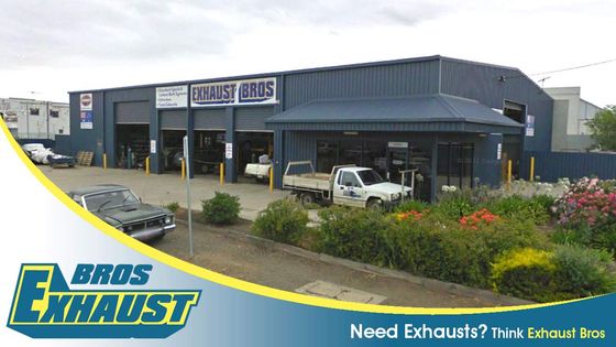 workshop front view exhaust bros workshop front view