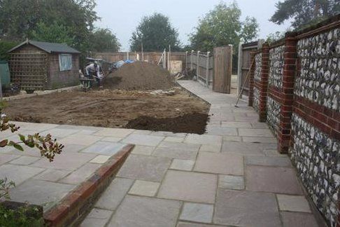 Block paving