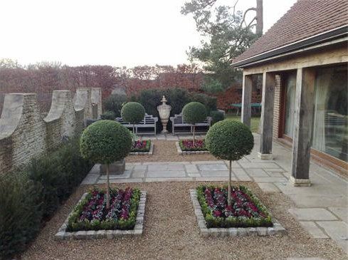 Granite paving