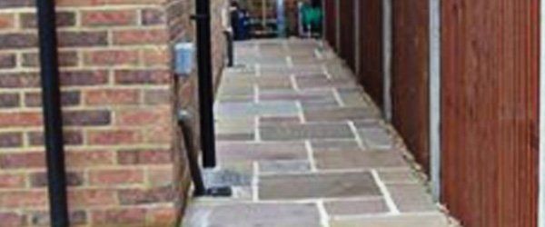 Garden drainage clearing