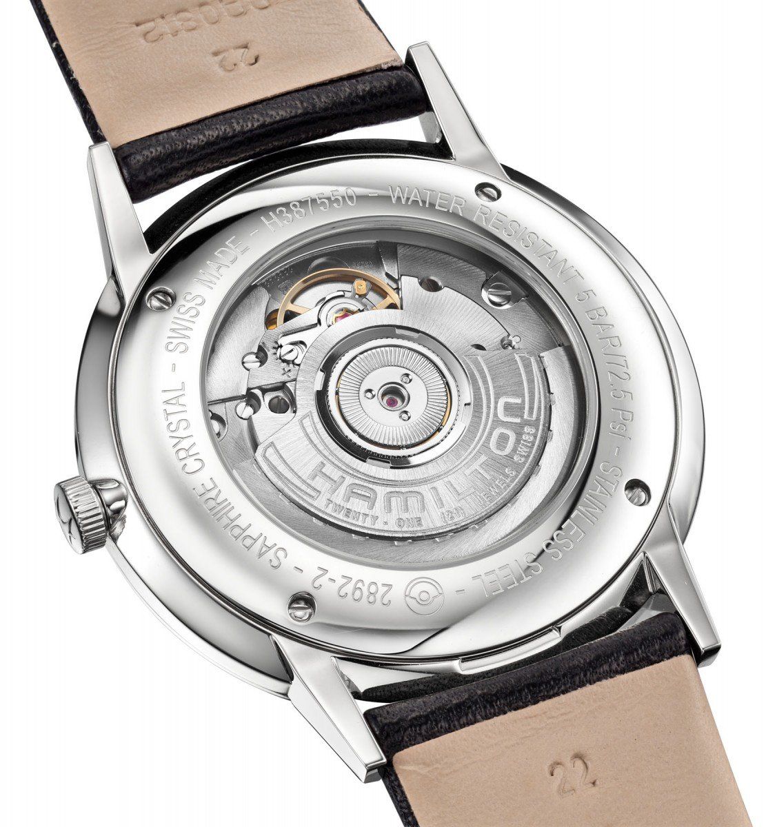 retro di un orologio Hamilton