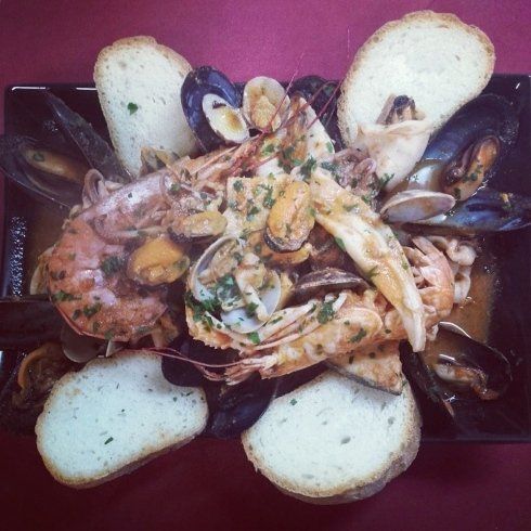 Crustacean appetiser