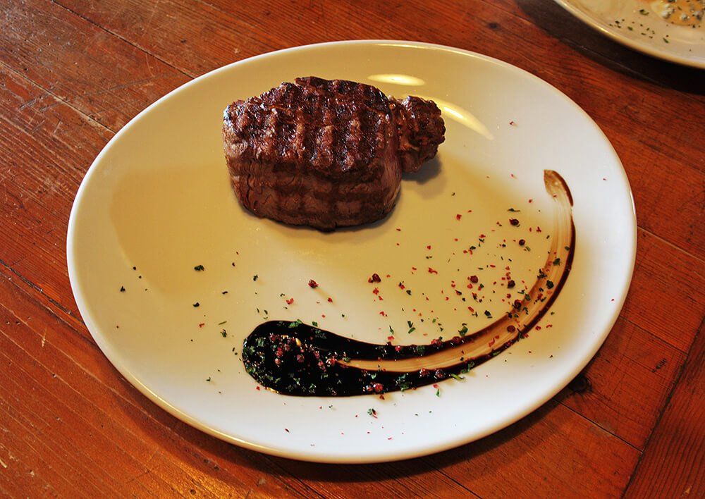 Grilled steak
