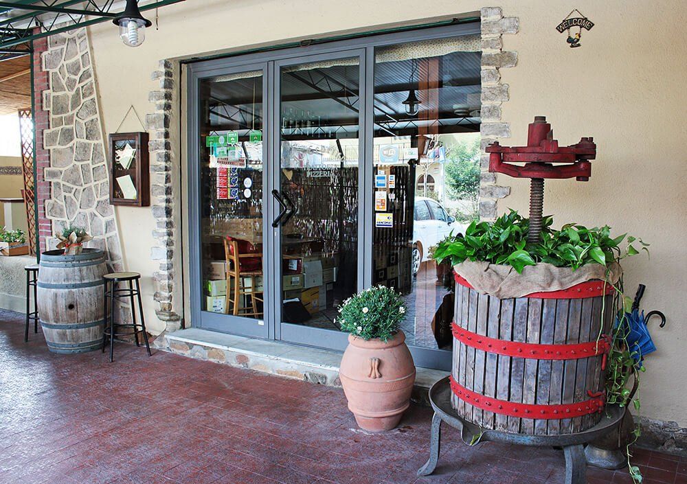 Restaurant entrance