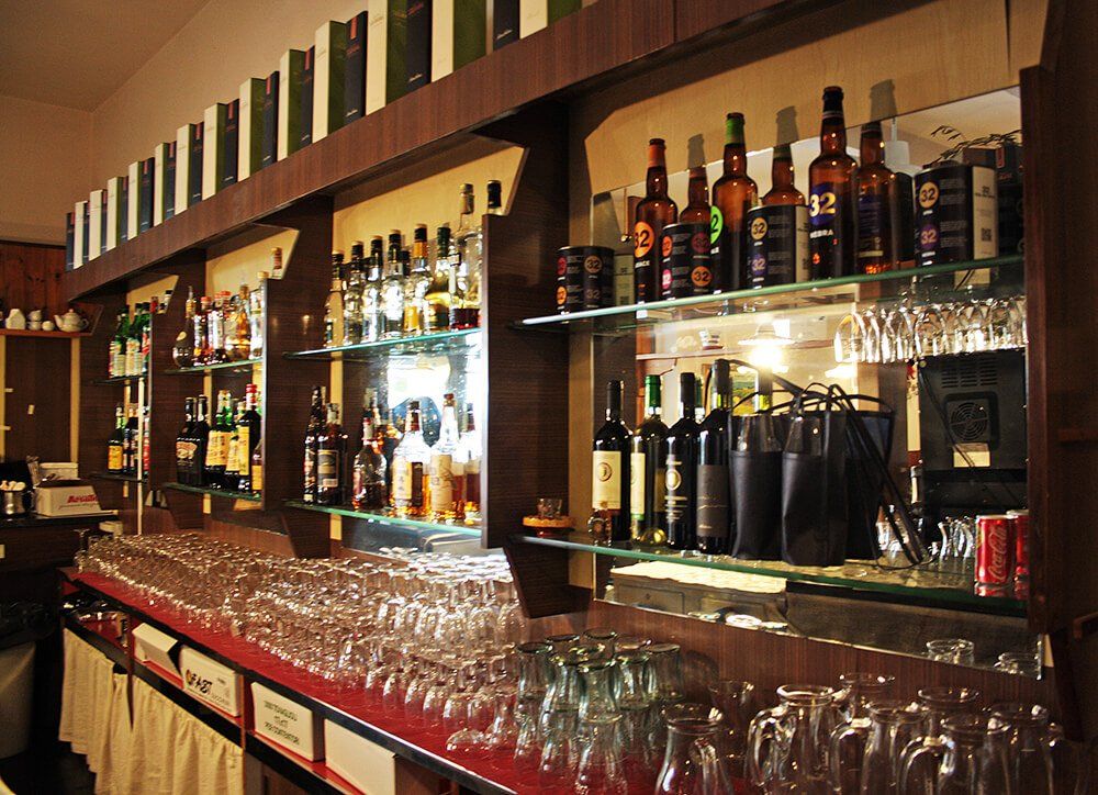 Restaurant wine cellar