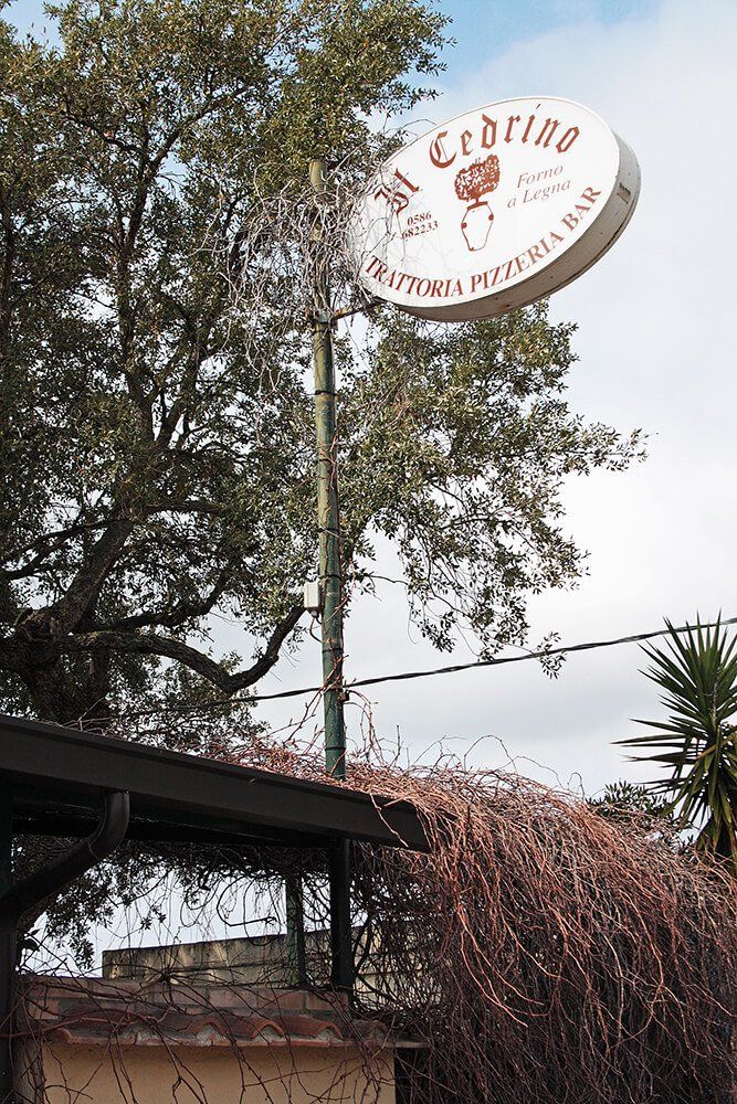 Restaurant sign