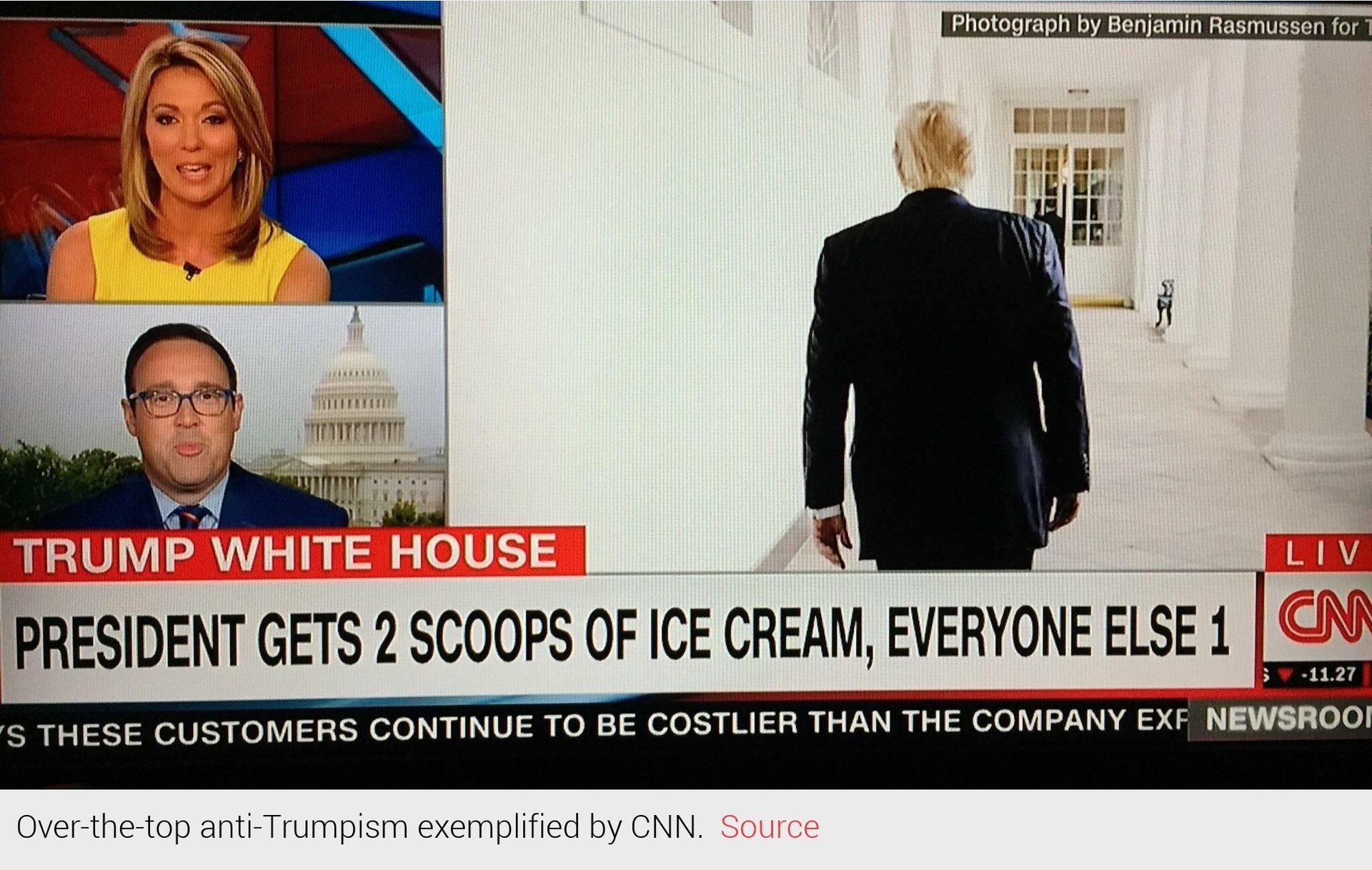 Over-the-top Anti-Trumpism exemplified by CNN Over-the-top Anti-Trumpism exemplified by CNN