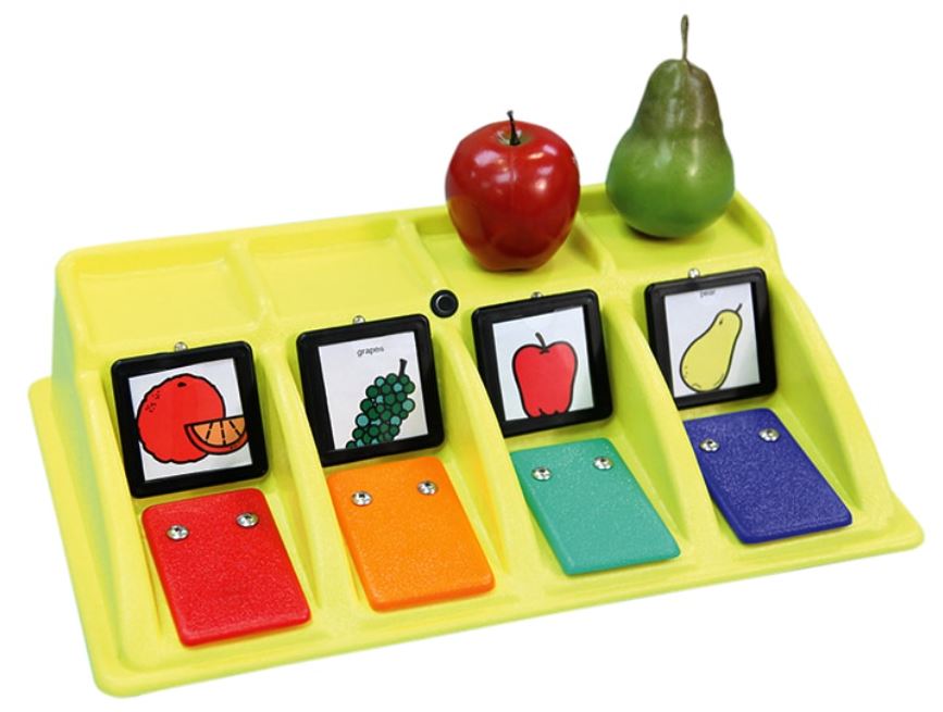MODEL 1243 - Compartmentalized Communicator - Four compartment with lights and speech