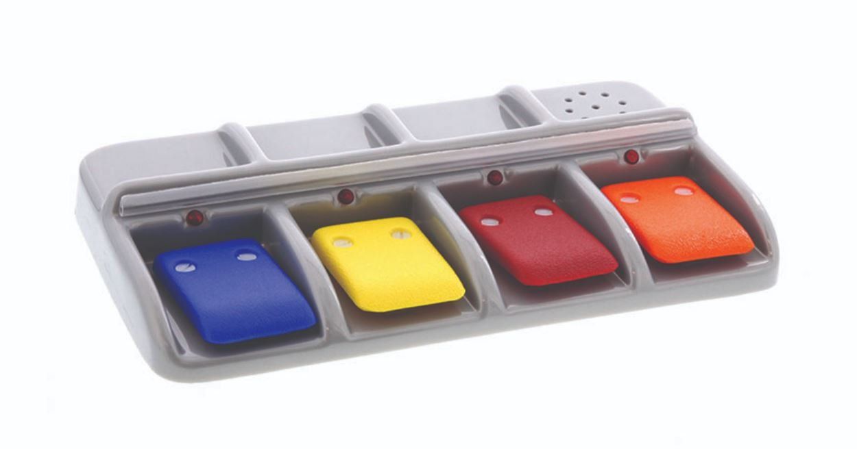MODEL 1902 - Compact Compartmentalized Communicator - Four compartment with lights and speech