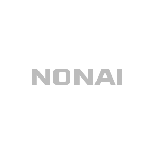 Light gray “NONAI” text centered on a white background