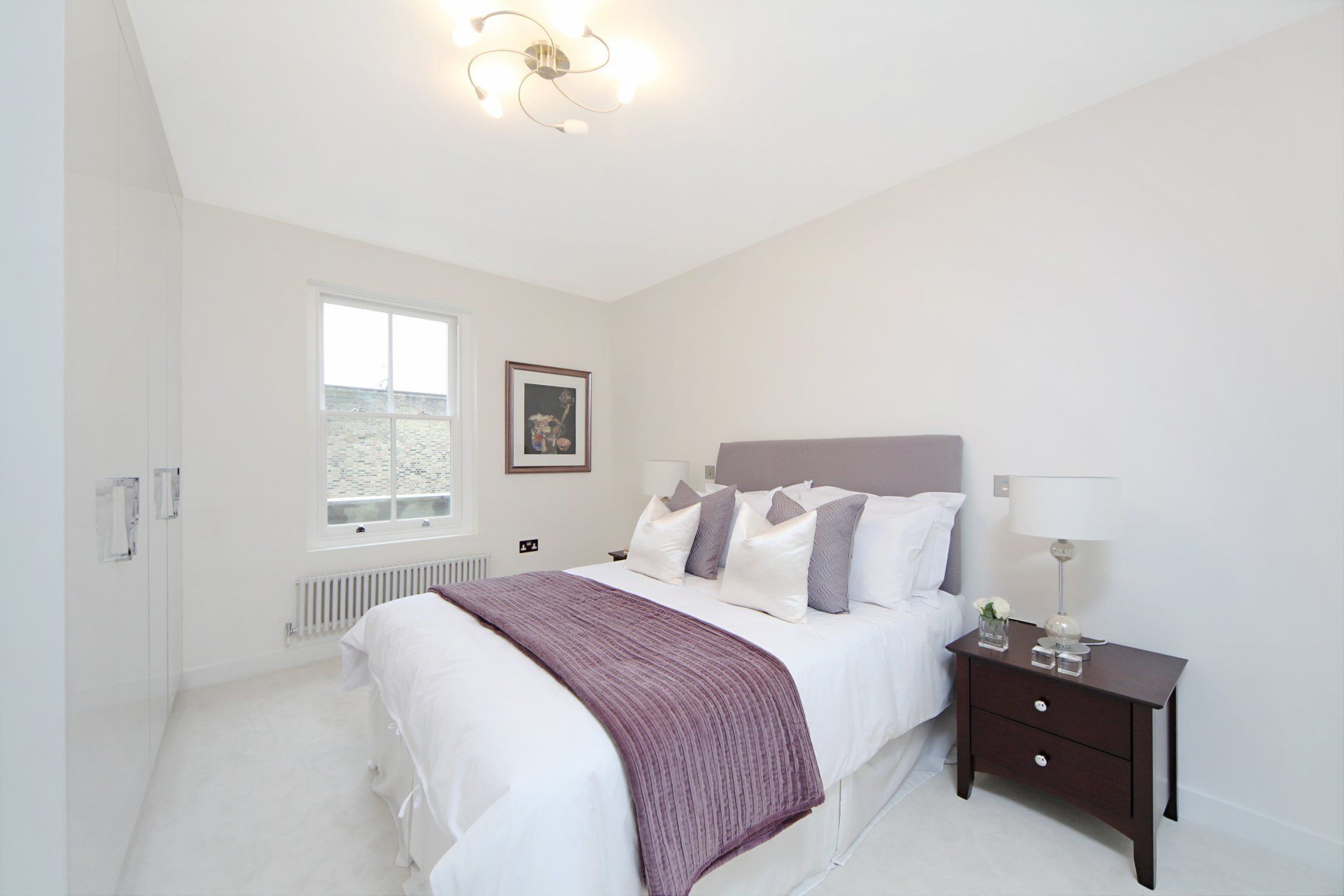 Georgian Fulham house interior design bedroom