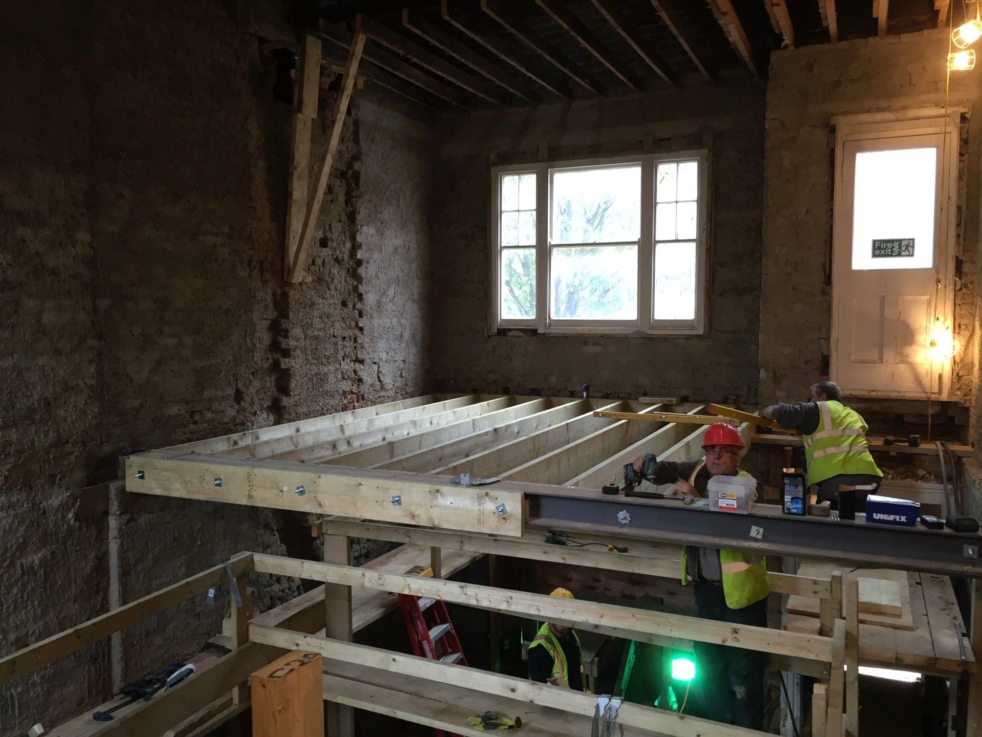 Internal construction of extension