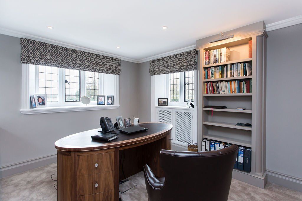 Library and study interior design