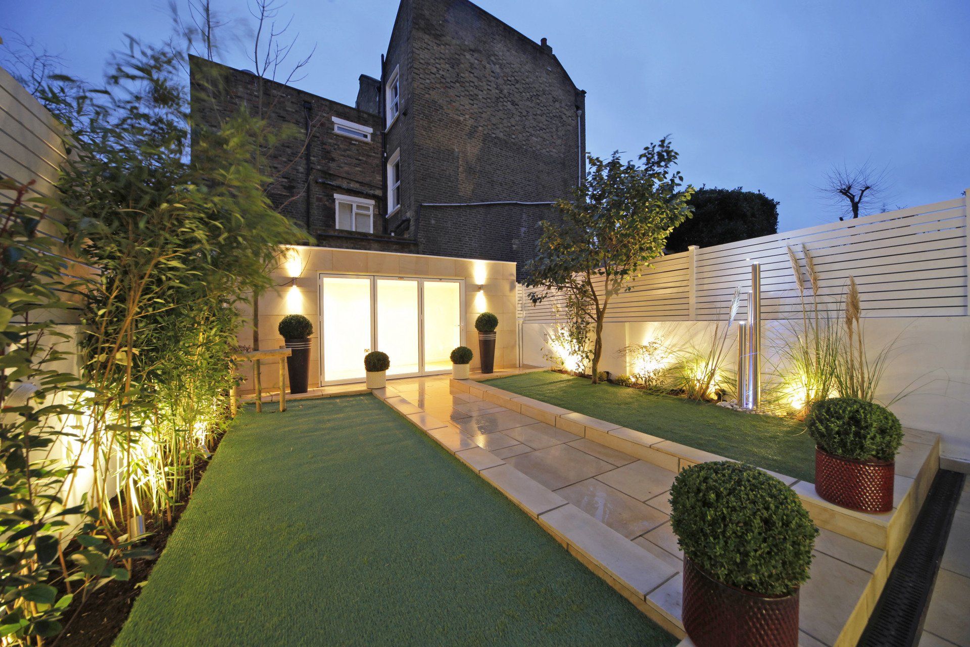 Fulham Georgian house designed garden