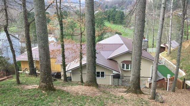 New Maroon Roof ─ Canton, North Carolina ─ Shane Willis Construction