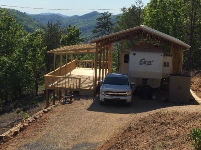 Open-style with Deck ─ Canton, North Carolina ─ Shane Willis Construction