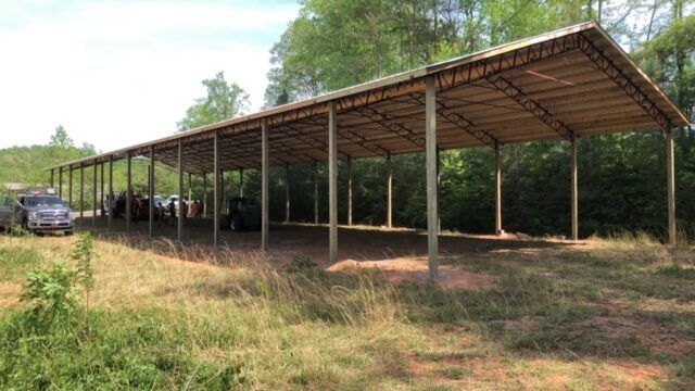 Wide Open-style Carports ─ Canton, North Carolina ─ Shane Willis Construction