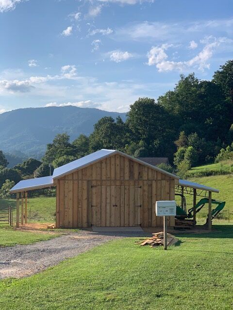 Farm Storage with Open-style ─ Canton, North Carolina ─ Shane Willis Construction
