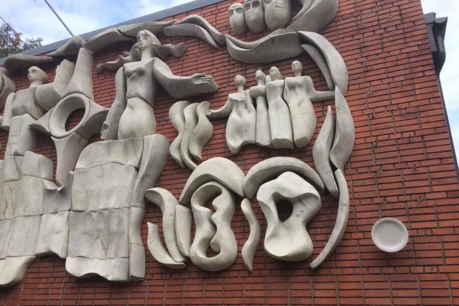 renovation of the facade decorative moulding, Dzirciema street 20, Riga