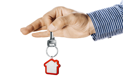 holding a key