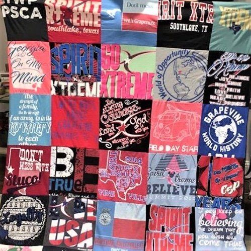 Just about every shirt in the above photo has compromised graphics