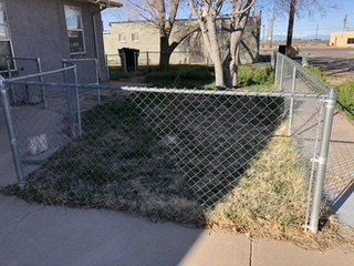 Before Grass Cleaning — Alamogordo, NM — David's Landscaping Design LLC