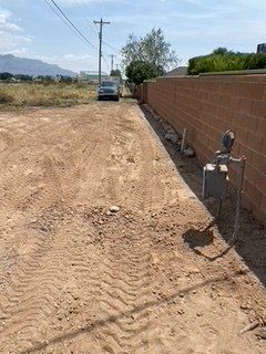 After Tall Grass Removal on Land — Alamogordo, NM — David's Landscaping Design LLC