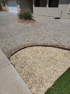 After Grass Removal on Land — Alamogordo, NM — David's Landscaping Design LLC