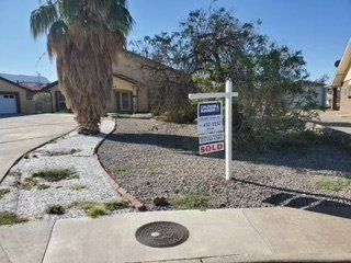 After Pavement Cement Installation — Alamogordo, NM — David's Landscaping Design LLC