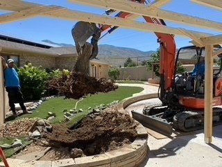 After Land Excavation — Alamogordo, NM — David's Landscaping Design LLC