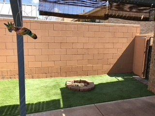 After Grass Installation on Ground — Alamogordo, NM — David's Landscaping Design LLC