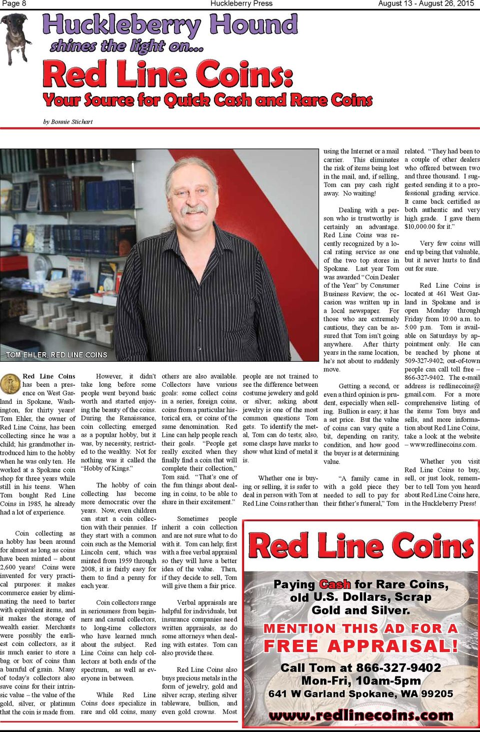 Rare Coins — Article About Red Line Coins in Spokane, WA